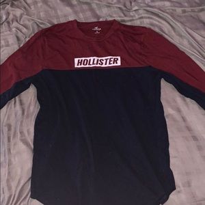 Hollister two tone long sleeve